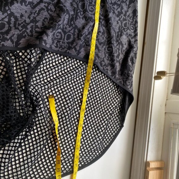 Tonia Debellis Tunic Womens XL Black Knit Mesh Long Sleeve High Low Lagenlook - Picture 14 of 15